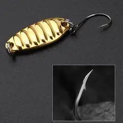 DUODUOYU 1PCS Mini Jigging Fishing Lures 1.5g/3g Micro Metal Jig Spoon Bait with Single Hook Artificial Bait Fishing Accessories