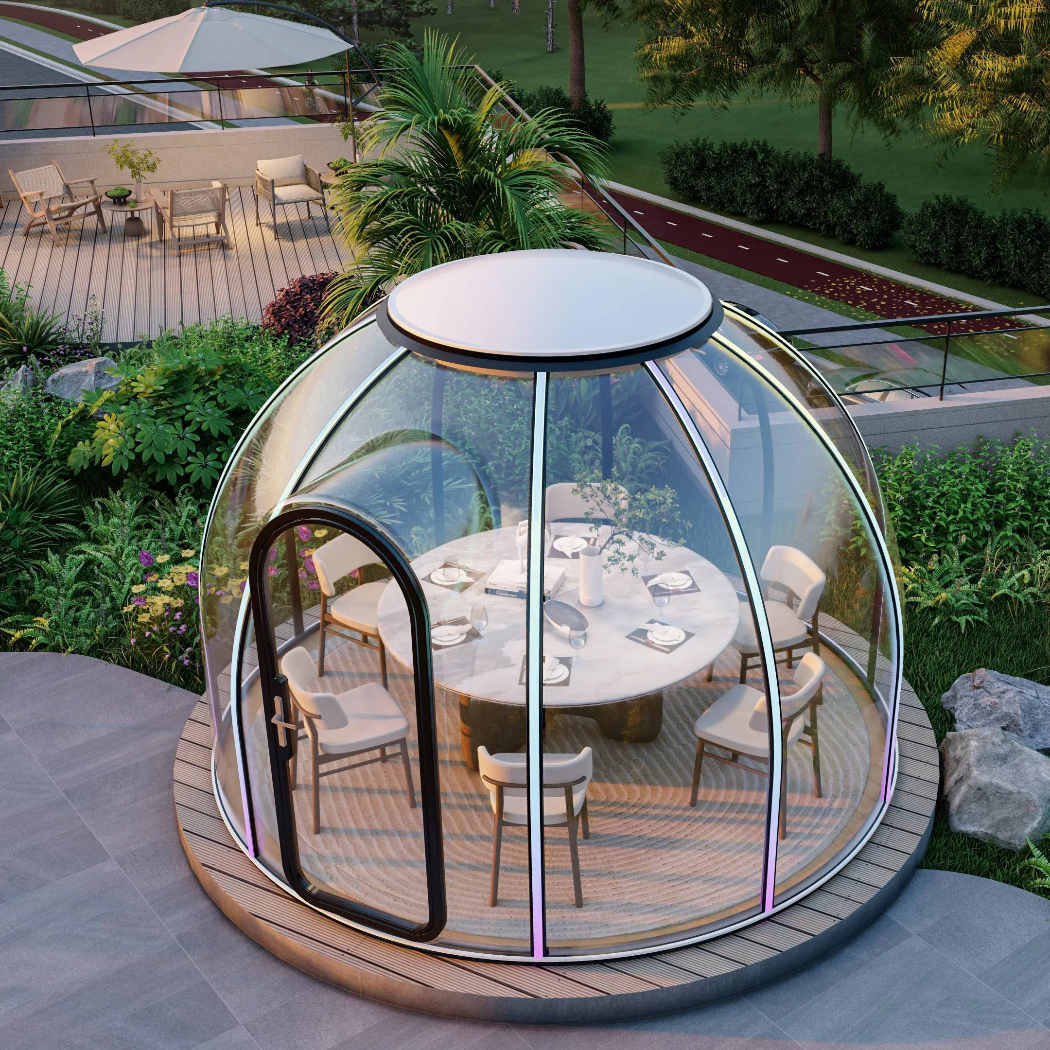 Newest Modern Luxury Dome Tent For Long-Term Living For Outdoor Camping Holiday Wedding Restaurant