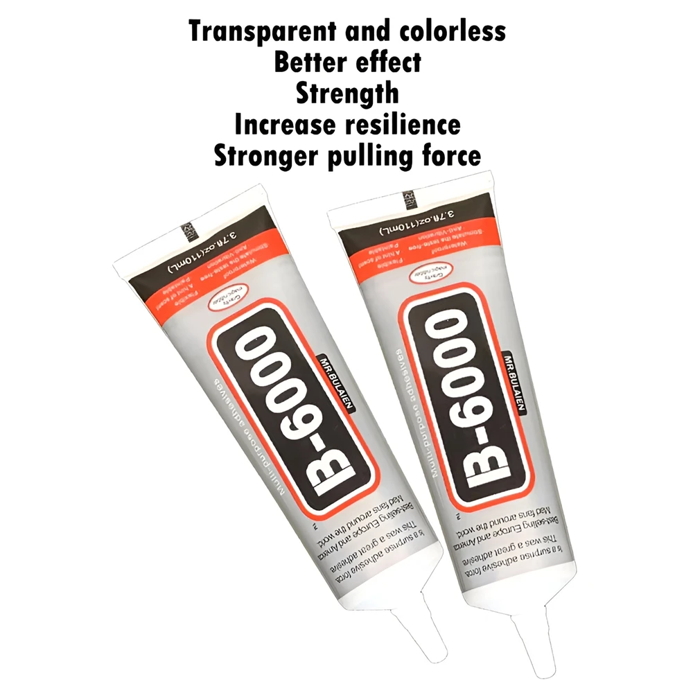 1PC 10/25/110ML B6000 Adhesive Glue for Phone Repair B-6000 Liquid Glue Multi-purpose Super Glue With Precision Applicator Tip image 2