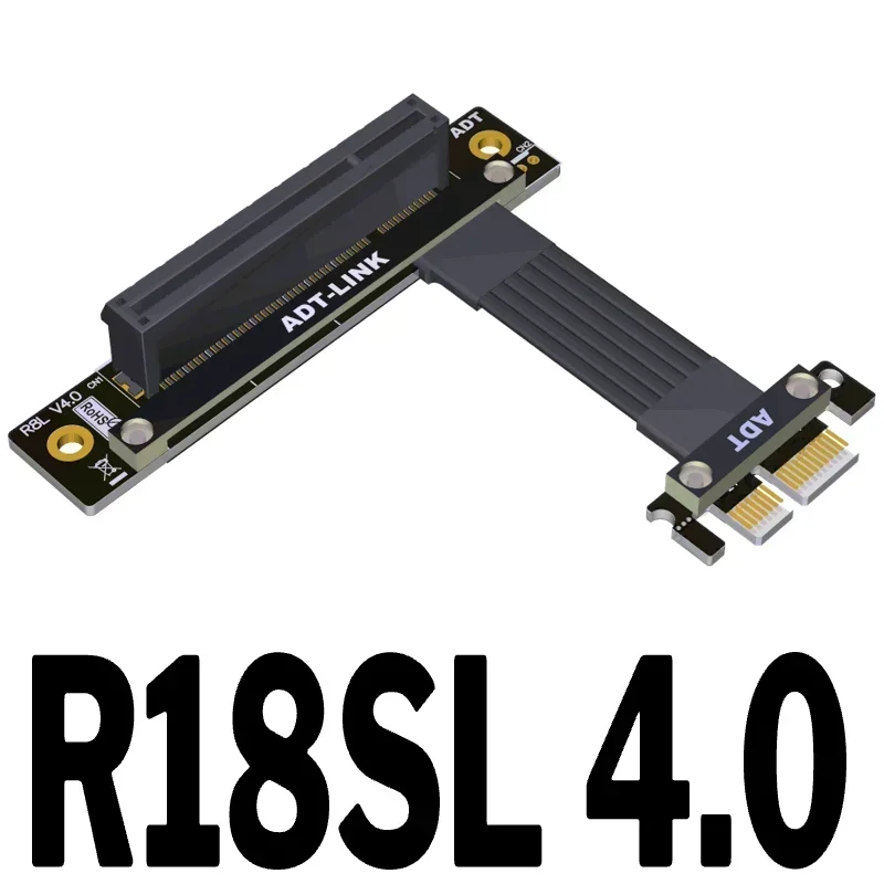 PCIE4.0 X1 to x8 Extension Riser Cables for Network Video Card SSD Expand Compatibility and Boost Performance