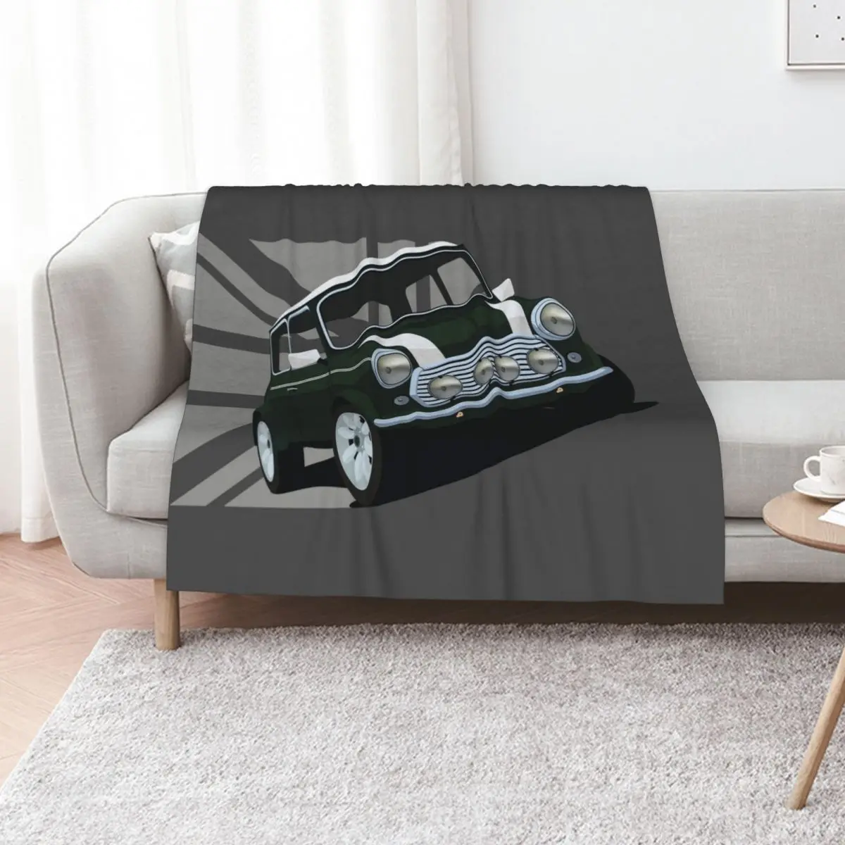 Rover Mini Throw Blanket Multi Use Warm Blanket for Living Room Bedroom