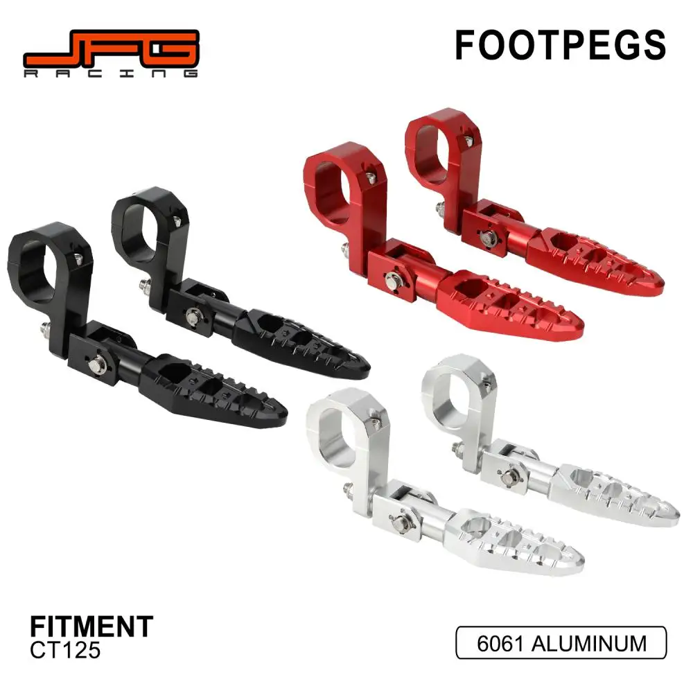 

Motorcycle Accessories Rear Footpegs Feet Pegs Pedal Footrests Foot Rests For Honda CT125 CT 125 Tail125 JA55 Pit Dirt Bike