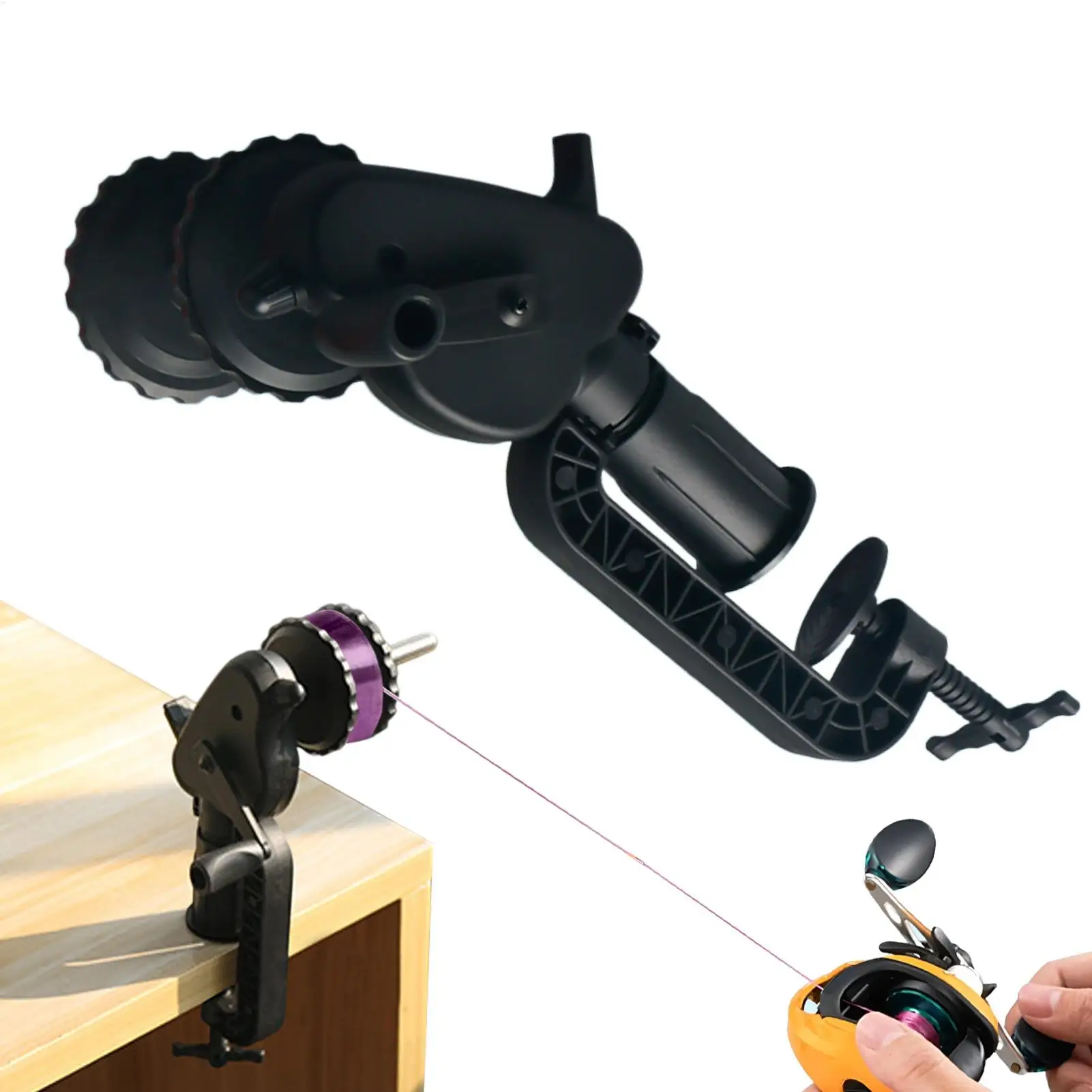 

Настольный портативный инструмент для намотки лески для начинающих рыболовов, отцов, мужчин, для использования на открытом воздухе, на водоемах, озерах, реках