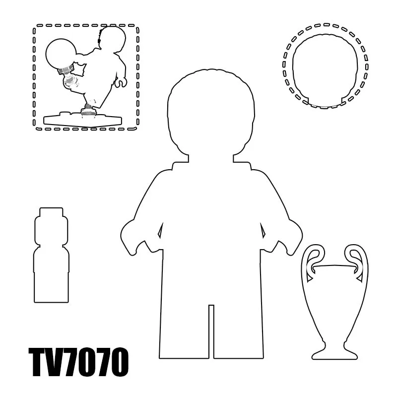 

Популярные спортивные фигурки, строительные блоки для детей TV6509 TV7069 TV7070 TV7071 TV7072 TV7073 TV7074 TV7075 TV7076 MOC DIY Toys