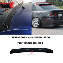 for Lexus IS200 for Toyota Altezza spoiler PMMA material car roof sun visor spoiler 1998-2005 rear window top wing