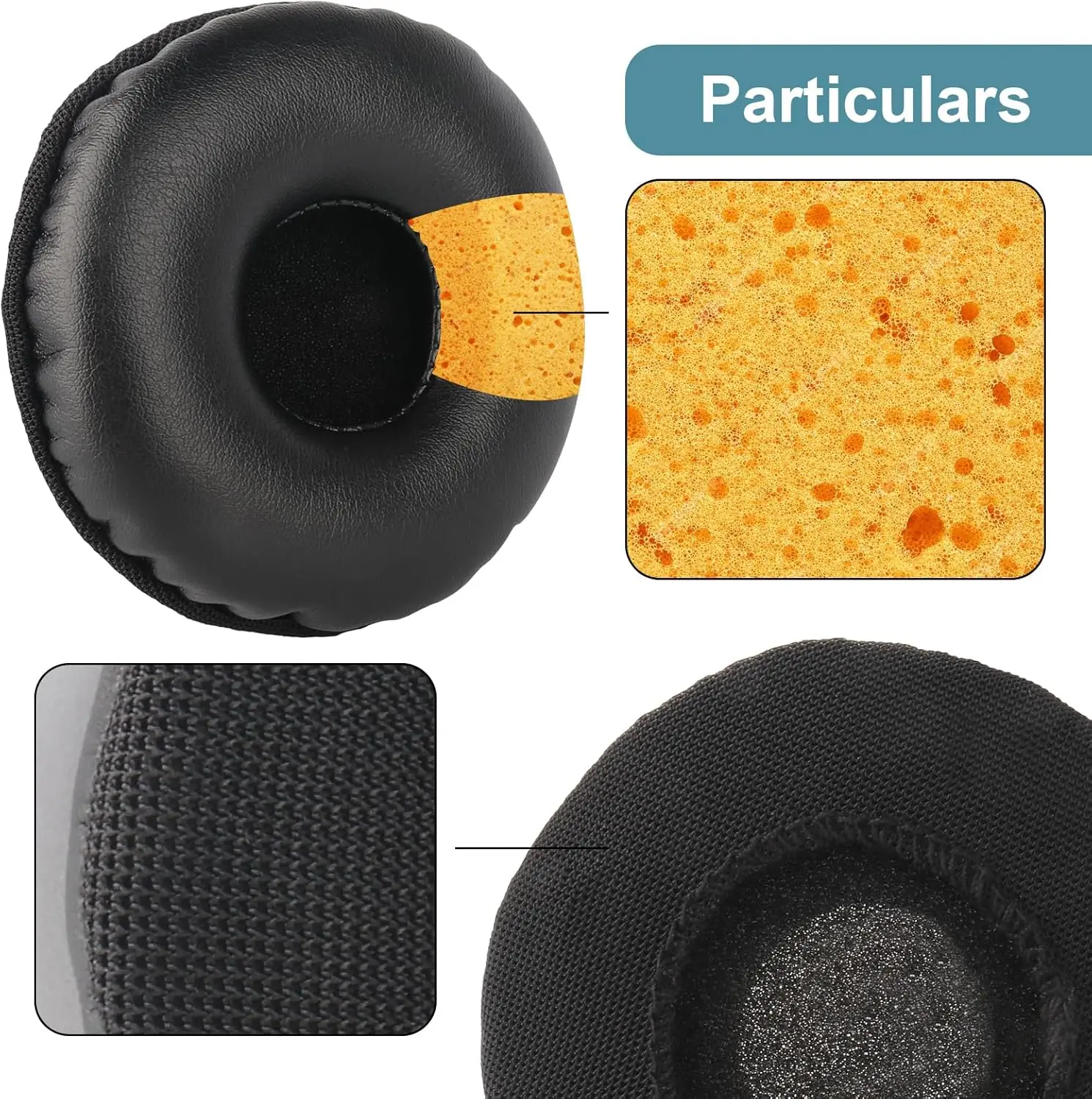 H600 Earpads Repalcement Ear Cushions for H390 H609 H600 H760 Wireless Headphones Ear Pads Protein Leather and Noise Isolation