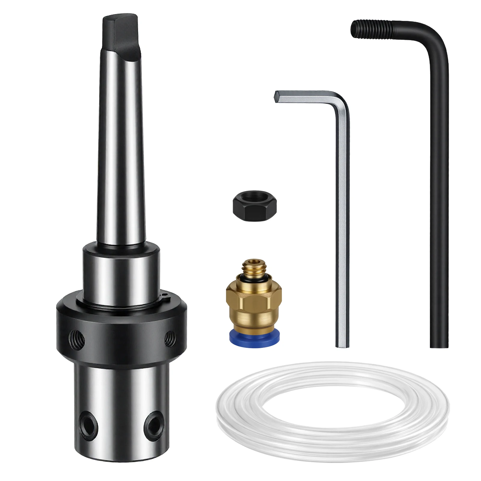 MT2 Internal Coolant Annular Cutter Arbor Magnetic Drill Adapter Morse Taper 2 Annular Holder for Bench Drill Magnetic Machine