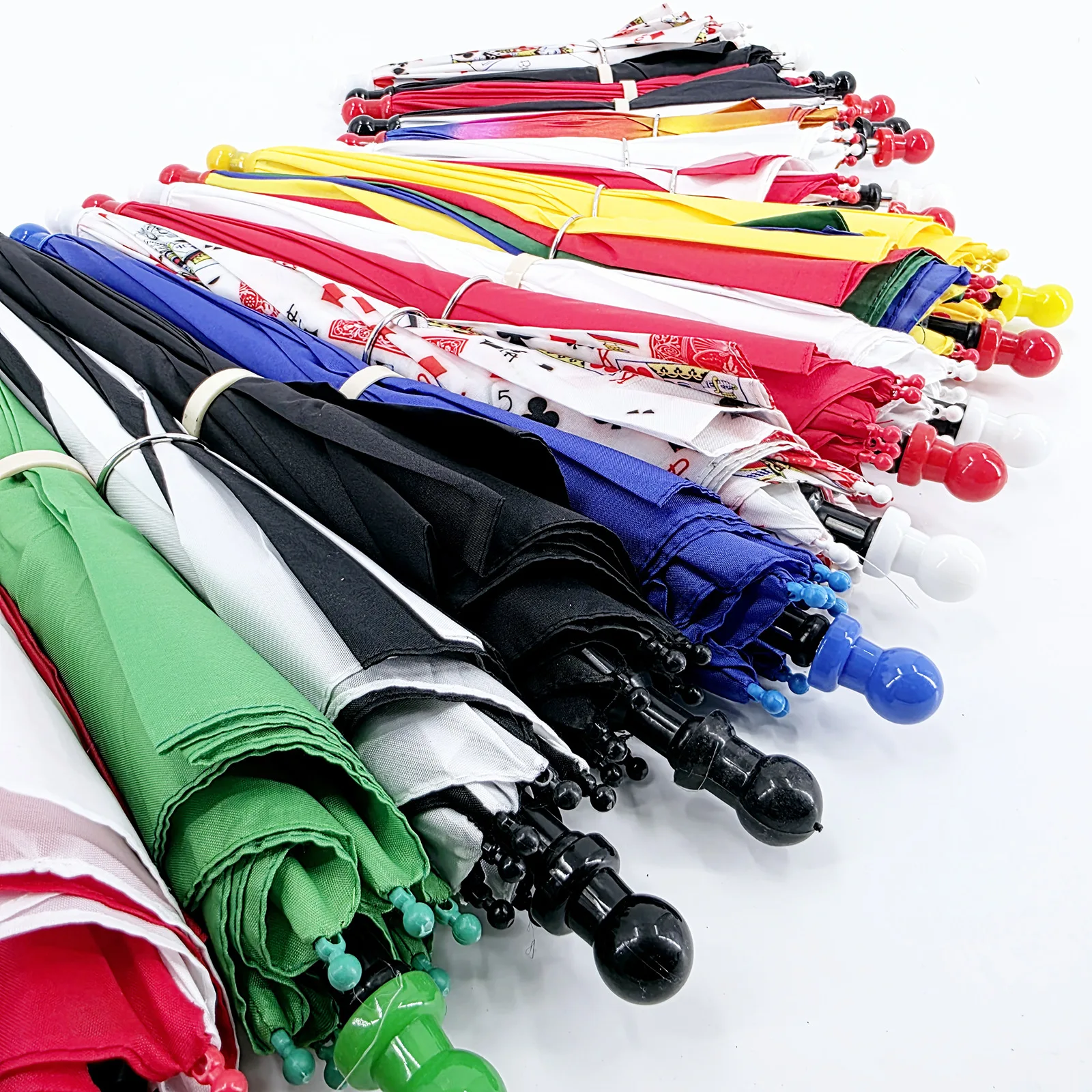 Goochelaar rekwisieten 10st magisch uiterlijk paraplu - professionele podium rekwisiet voor onmiddellijke productie en verdwijnende prestatietrucs