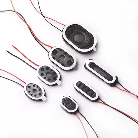 10PCS Small Oval Speaker 0922/1318/1510/2014/2030/2415/2809 Speaker 8 Euro 1W 8R