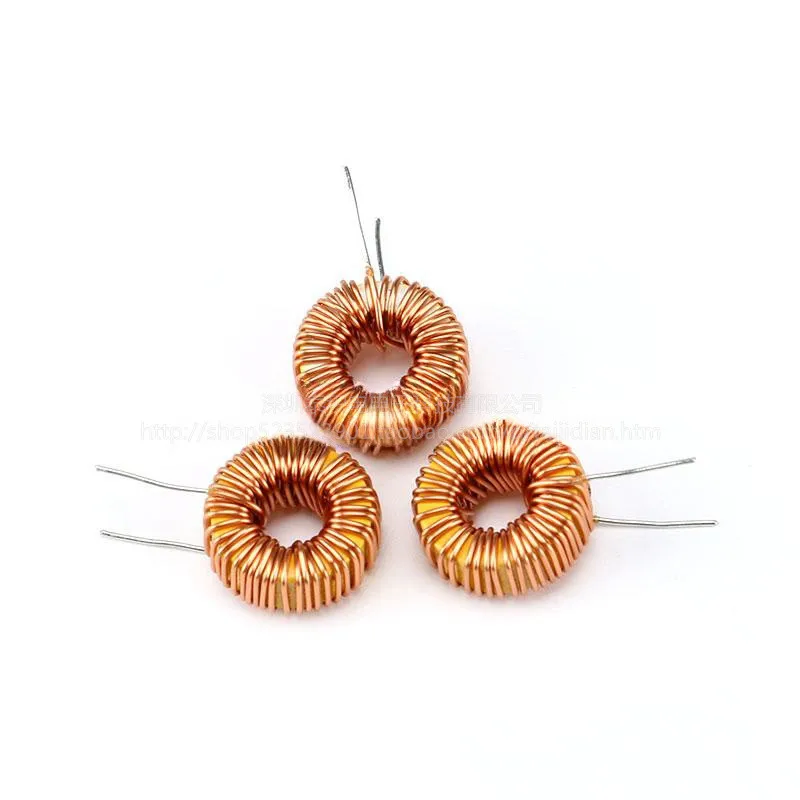 YYT 5PCS Nude inductance 100UH 3A toroidal inductors Winding inductance magnetic ring inductance lm2596 special