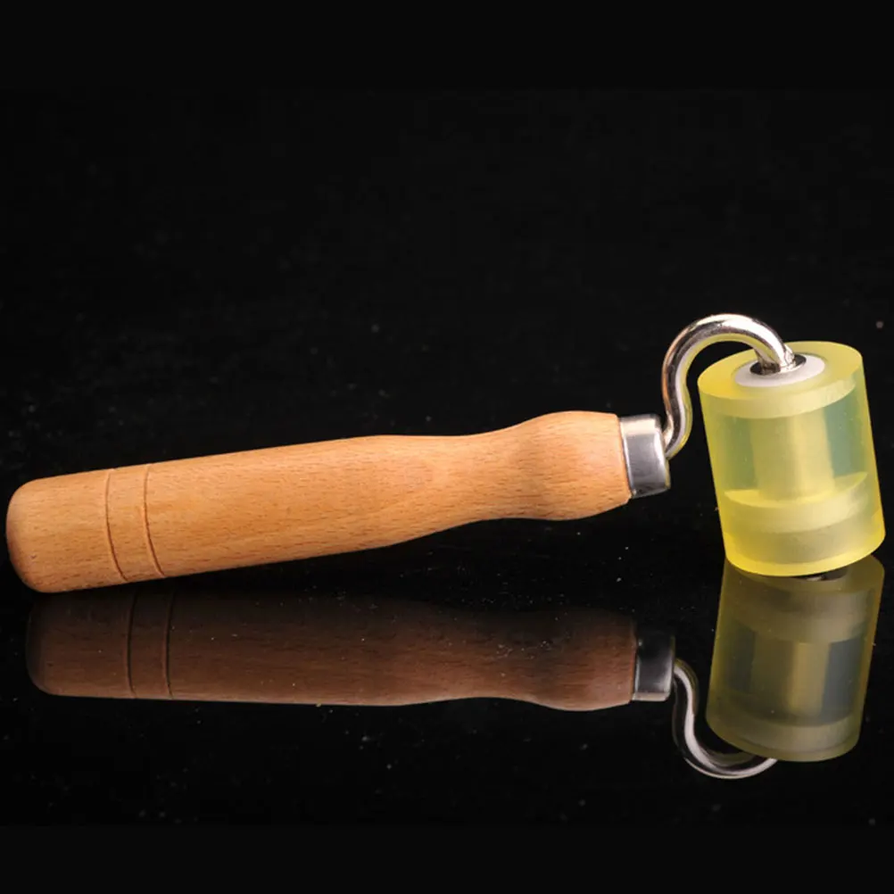 

Flat Pressure Roller Seam Wooden Wheel Wallpaper H DIY Tool Lightweight Durable Multi Material Use Wall Construction Accessories