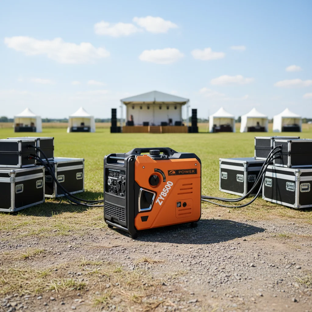 5KW 6500W 8KW Inverter Fuel Generator Silent Portable 230V Power Station for Outdoor Activities Backup Electric Genset Kit