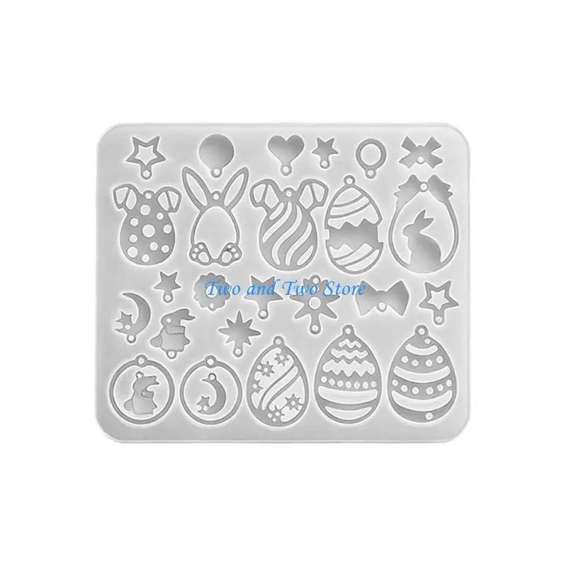 HX6F Silicone Earring Template for Consistent Jewelry Making Reusable