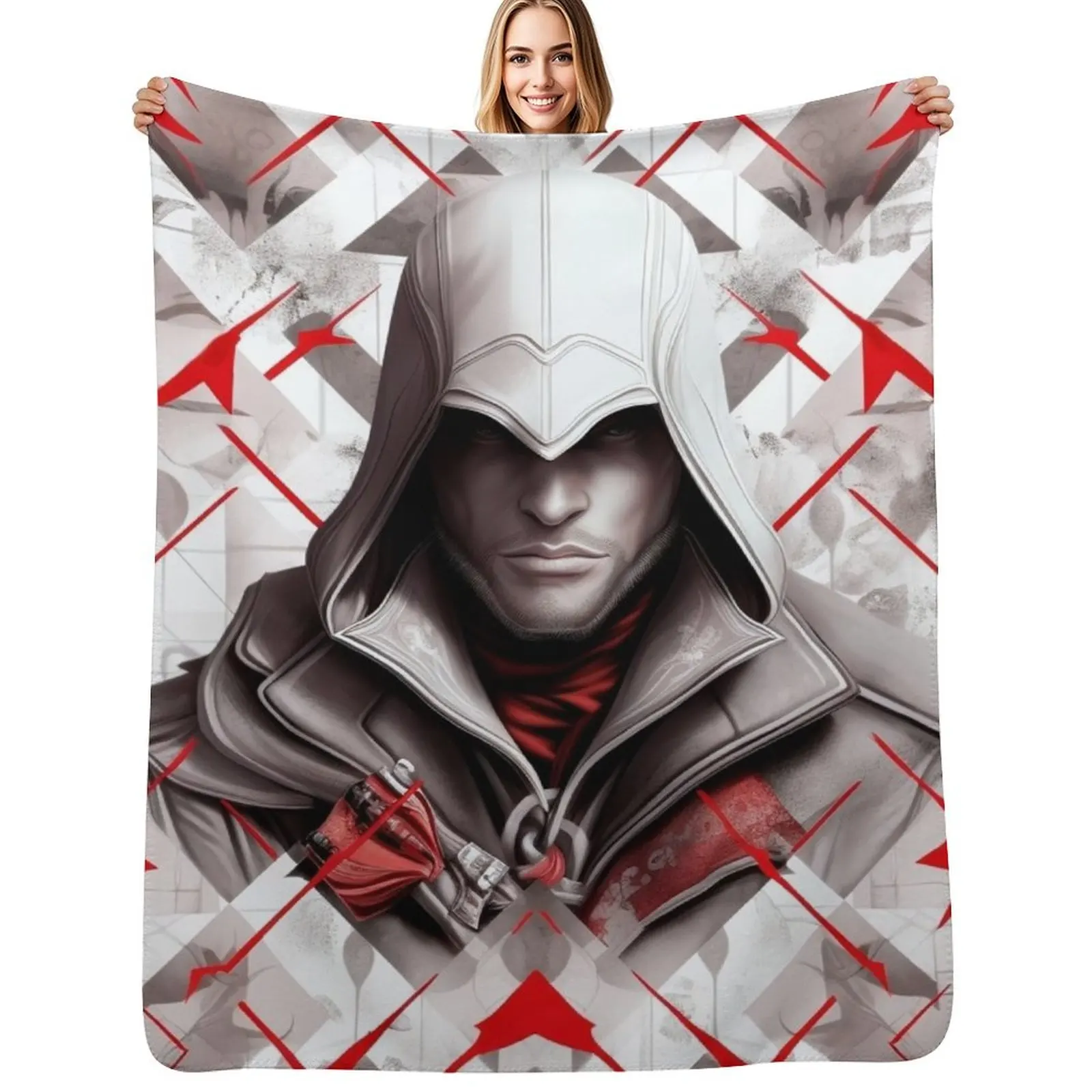 The Master Assassin Throw Blanket Cozy Warm Blanket for Bed Room Decor