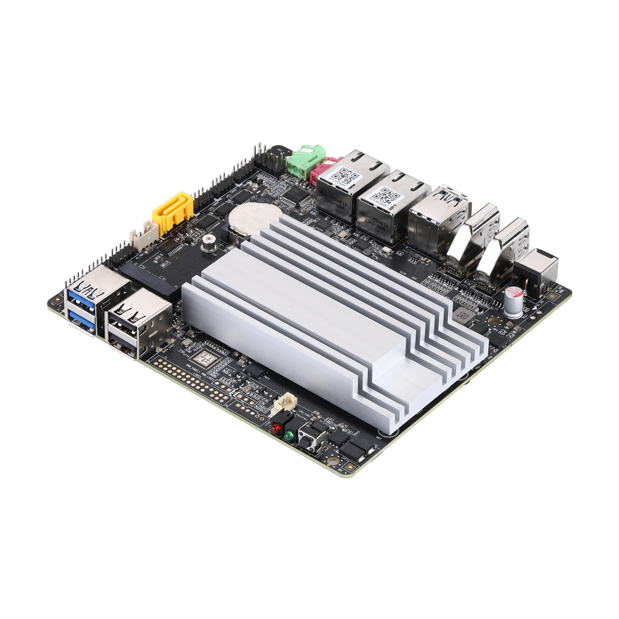 QOTOM MB2U246-0500 Q400P Celeron i3 i5 i7  Mini PC Motherboard 120*130mm 2 x Gigabit LAN 4 x RS232 WIN 10/Linux