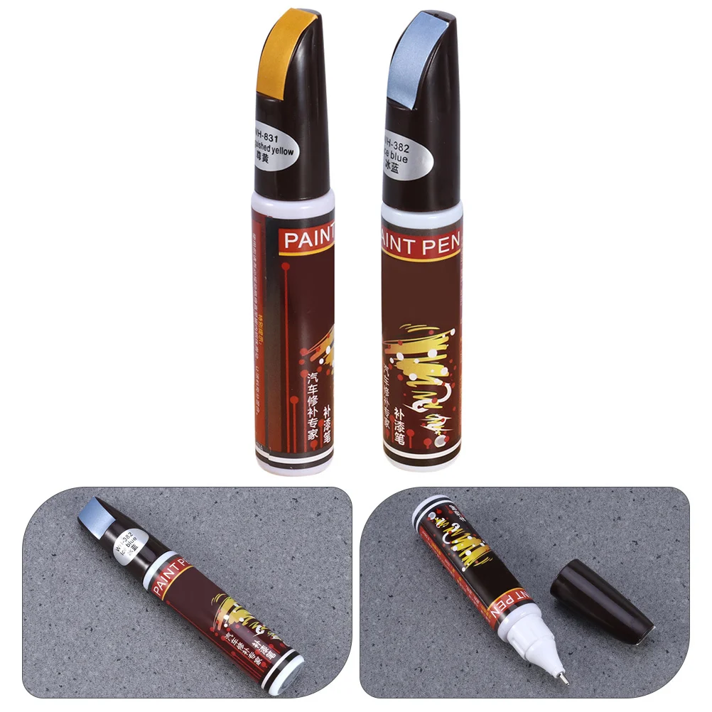 

2Pcs Car Touch Up Paint Pen Scratch Repair Tool Vehicle Scratch Remover Pen Auto Paint Restoration Accessory Car Accessories
