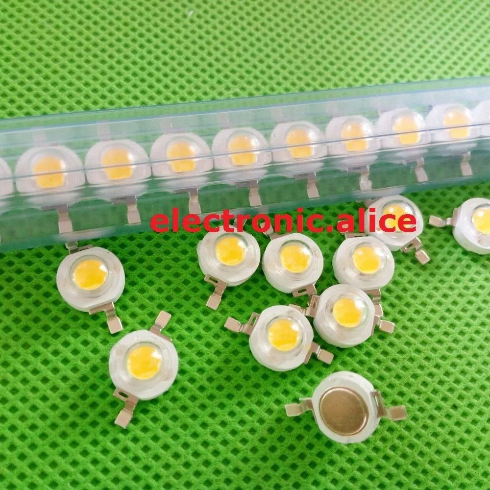 

10pcs 50pcs 100pcs 1000pcs 1W 3W High Power Warm White LED Lamp Chip DIY New