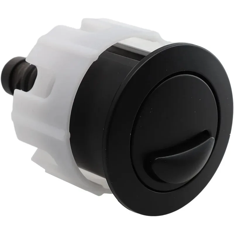 

Кнопка смыва для унитаза, нержавеющая сталь 304, для кухни и ванной, экономия воды, АБС-пластик, черная, диаметр отверстия 38-49 мм, двойное/полуавтоматическое управление на выбор