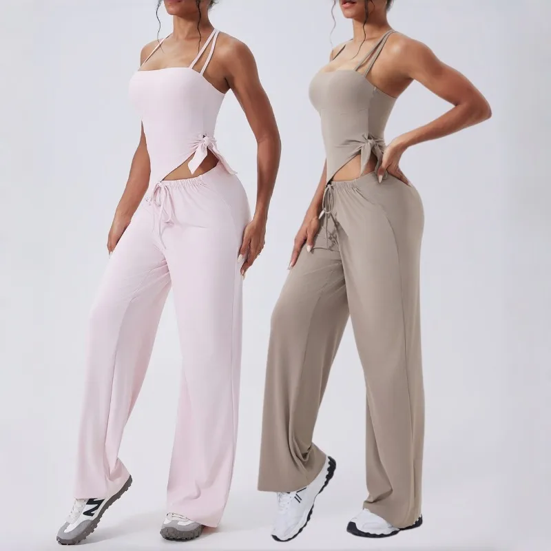 

Женский костюм для йоги телесного цвета с квадратным вырезом и высокой талией, быстросохнущий, для похудения, повседневная спортивная одежда, костюм для бега и фитнеса на открытом воздухе