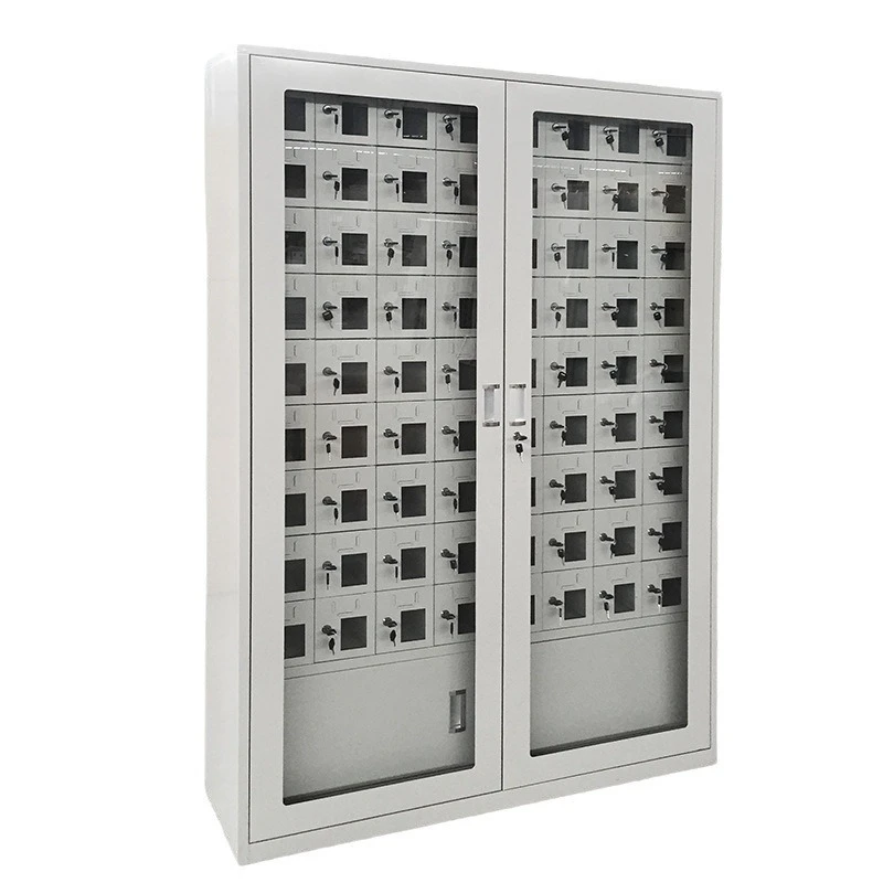 

Steel 72-door mobile phone charging cabinet, smart usb tablet charging storage cabinet, walkie-talkie charging cabinet