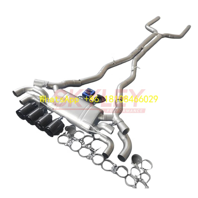 

Индивидуальная выхлопная система из нержавеющей стали 304, выхлопная система для Bmw M5 F90 4,4t 2018-2021