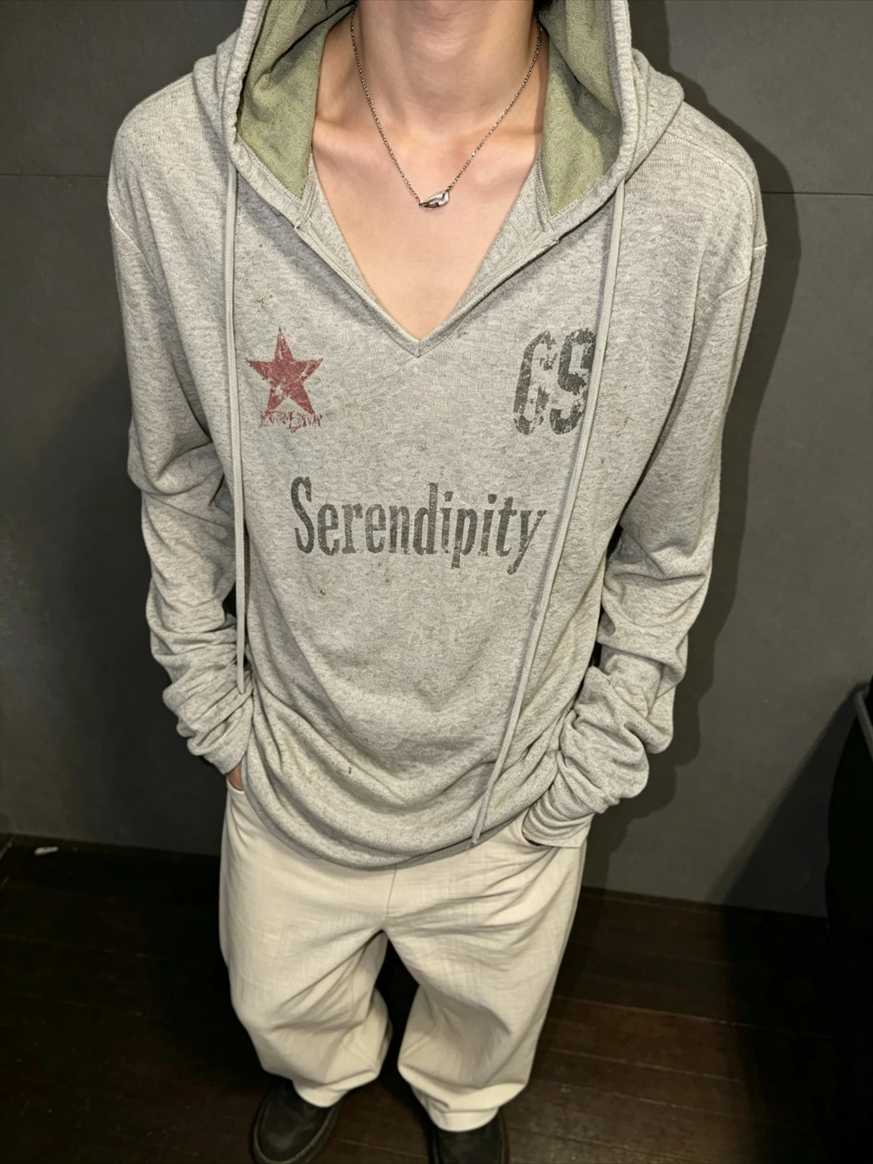 Women 2026 Autumn American Vintage Thin Sweatshirt Subculture Printed Long Sleeve T‑Shirt Hooded Outwear Korean Street Clothes
