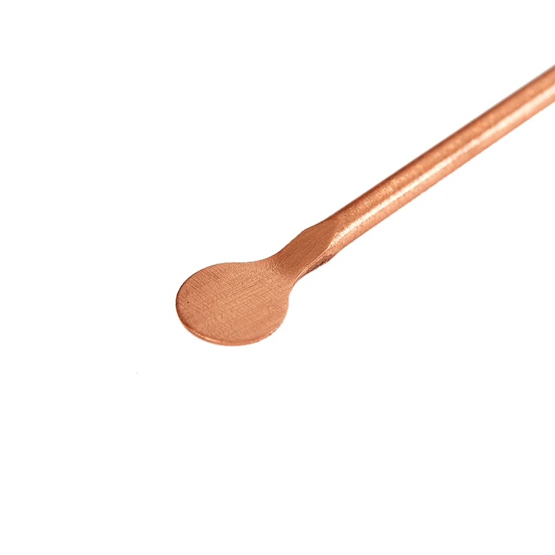 Simples Copper Tongue Scraper, Limpador de respiração fresca, Dental Cleaning Health, Oral Care Hygiene Tools, 1Pc