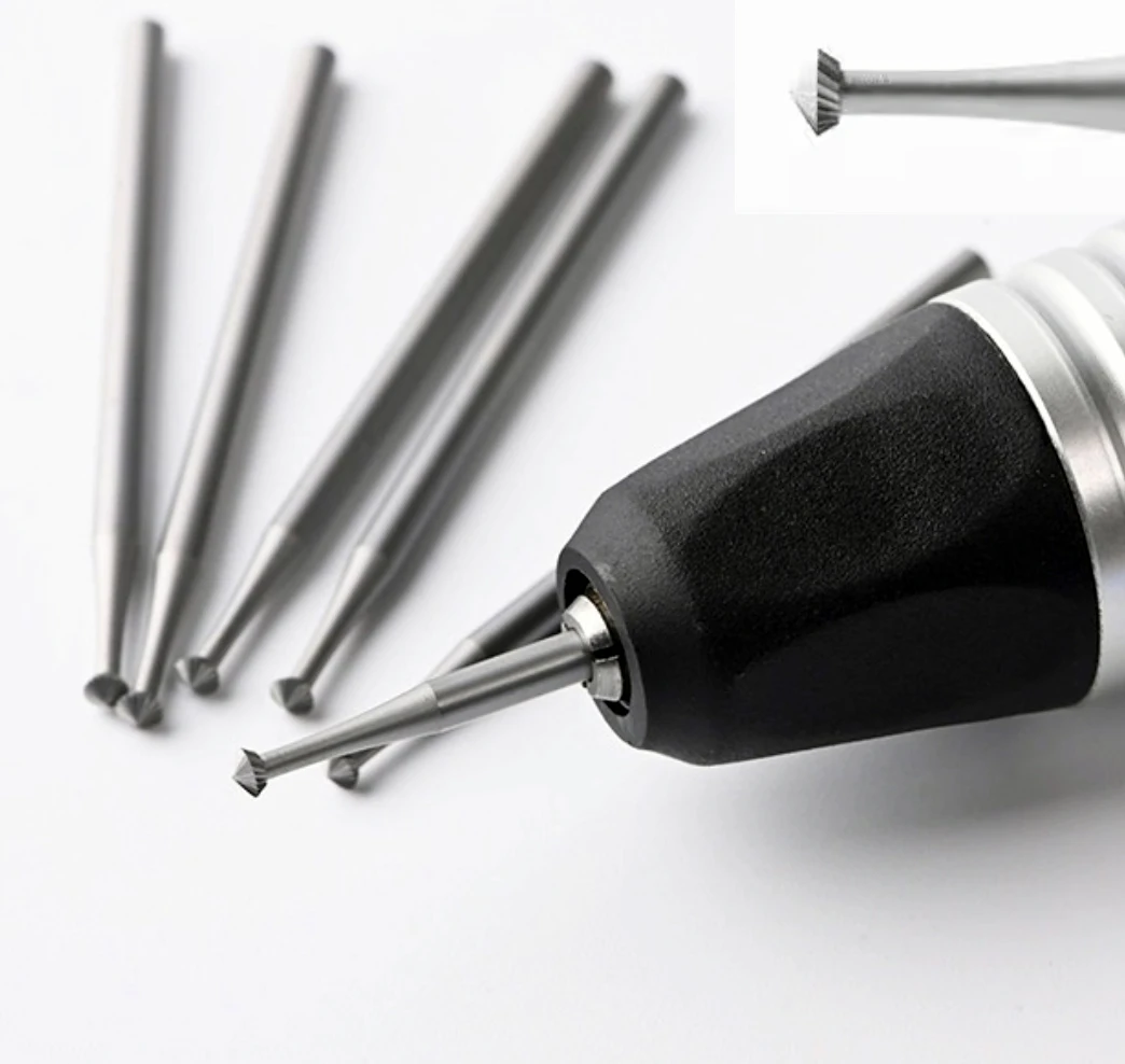 

6 шт., набор сверл, установка драгоценных камней, полировка ювелирных изделий, гравировальные инструменты для точного инструмента для изготовления колец мастера