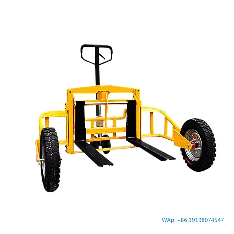 

1Ton 1.25Ton Off Road Hydraulic Scissor High Lift Jack Manual Pallet Stacker Industrial Truck