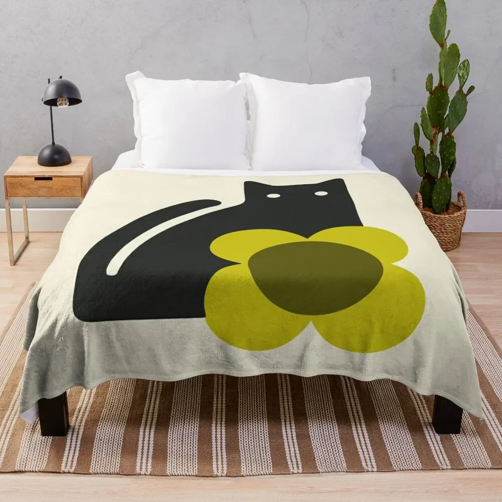 

Orla Kiely, Cat ,orla kiely pattern Throw Blanket christmas gifts Sofa Quilt Sofa Blankets