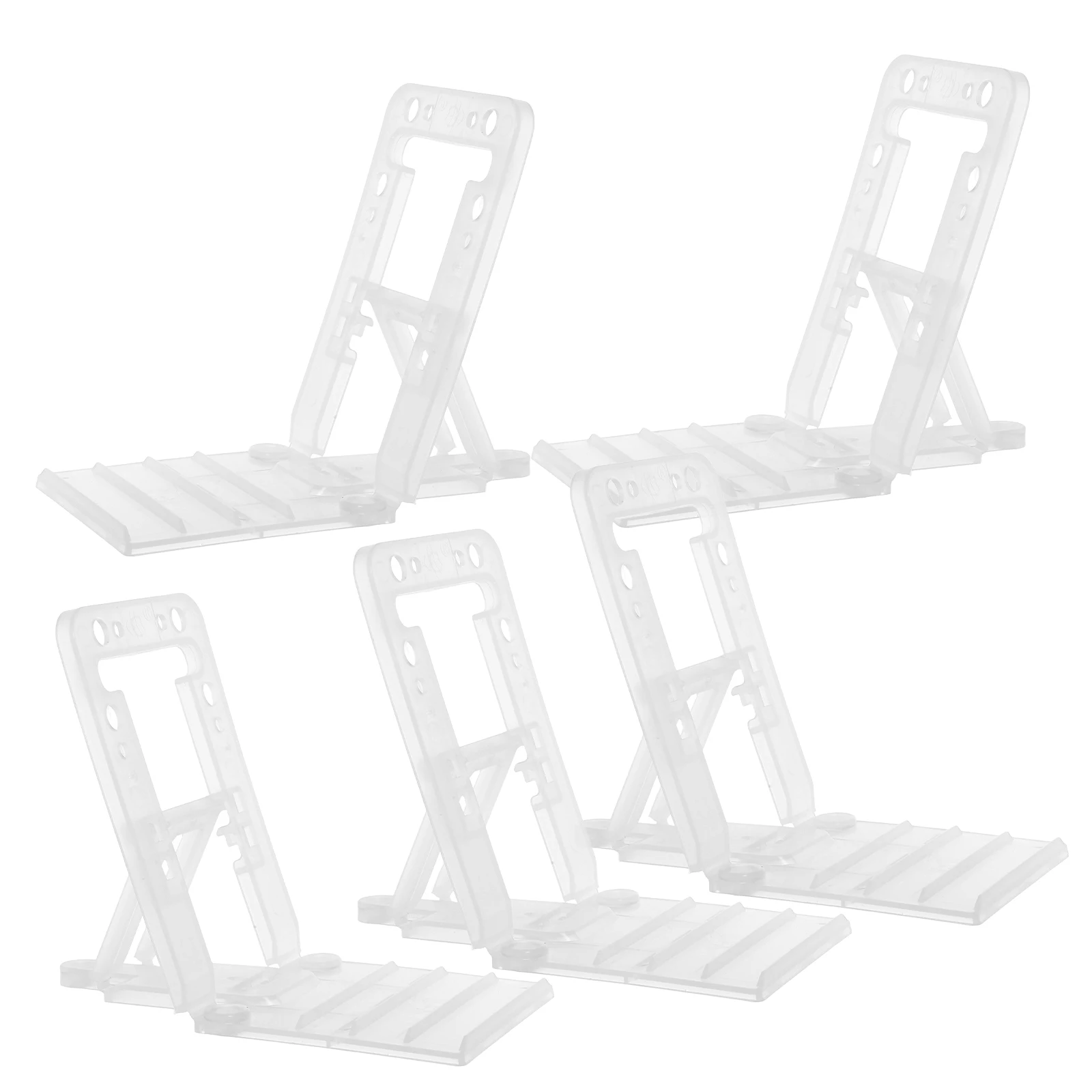 

5pcs Support Brackets Display Shelves Crafts Cupcake Display Stand Book Cupcake Cardboard Antitip L Shape Stability