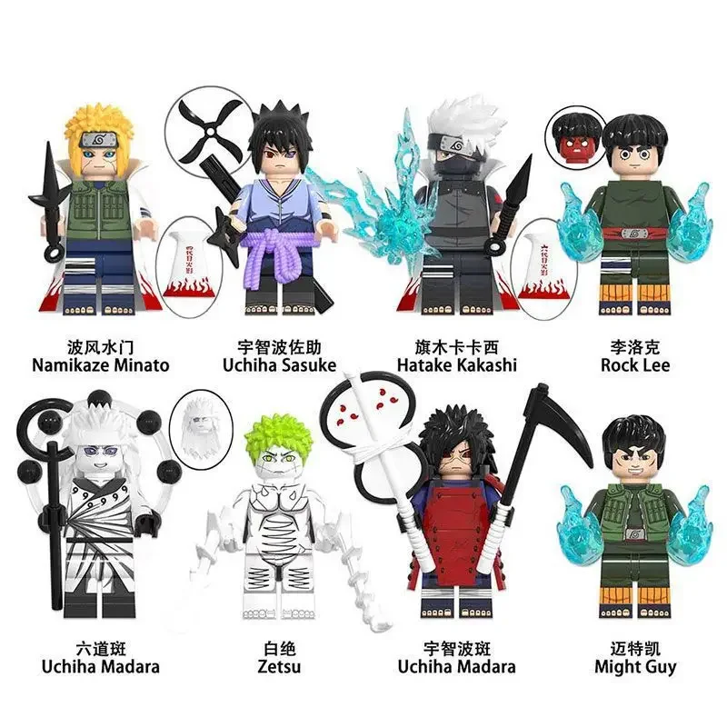 Naruto A Animations-Spiel-Peripheriefigur Kaguya Boruto Neji Tenten Iruka Yamato Madara Sasuke Anime-Action-Modellfiguren-Sammlung