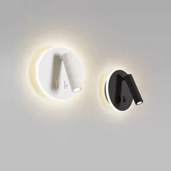 LED bedside wall light, simple and modern home room decoration, background light, hotel reading light, office light