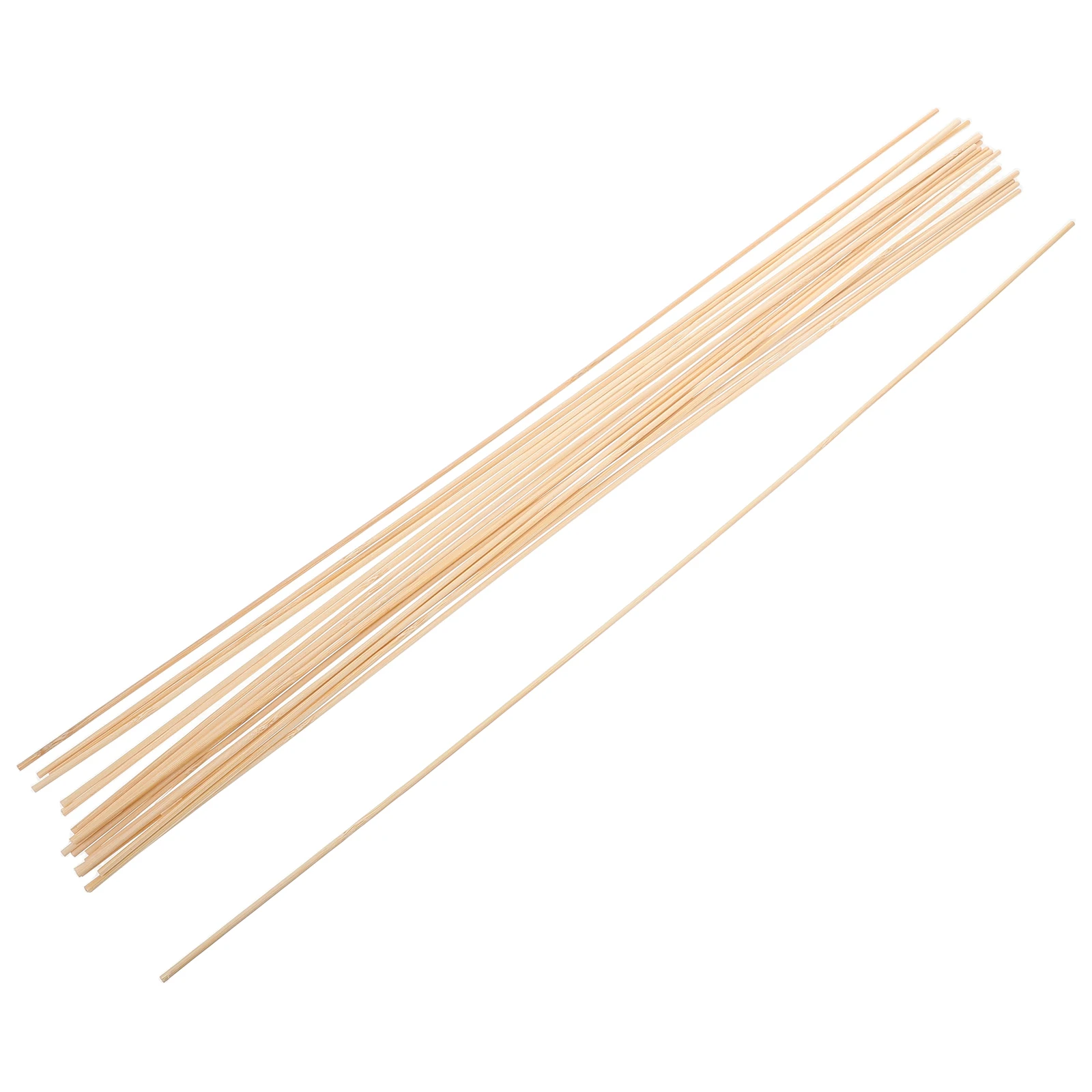 

20 Pcs Graffiti Make Bamboo Strips with Kites Child Birdcage Construction Sticks