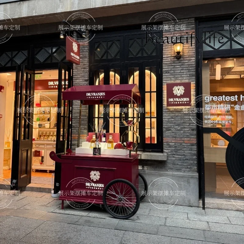 kk Floats, wrought iron outdoor stalls, decoration promotion, mobile activities, sales, bazaars, push display carts