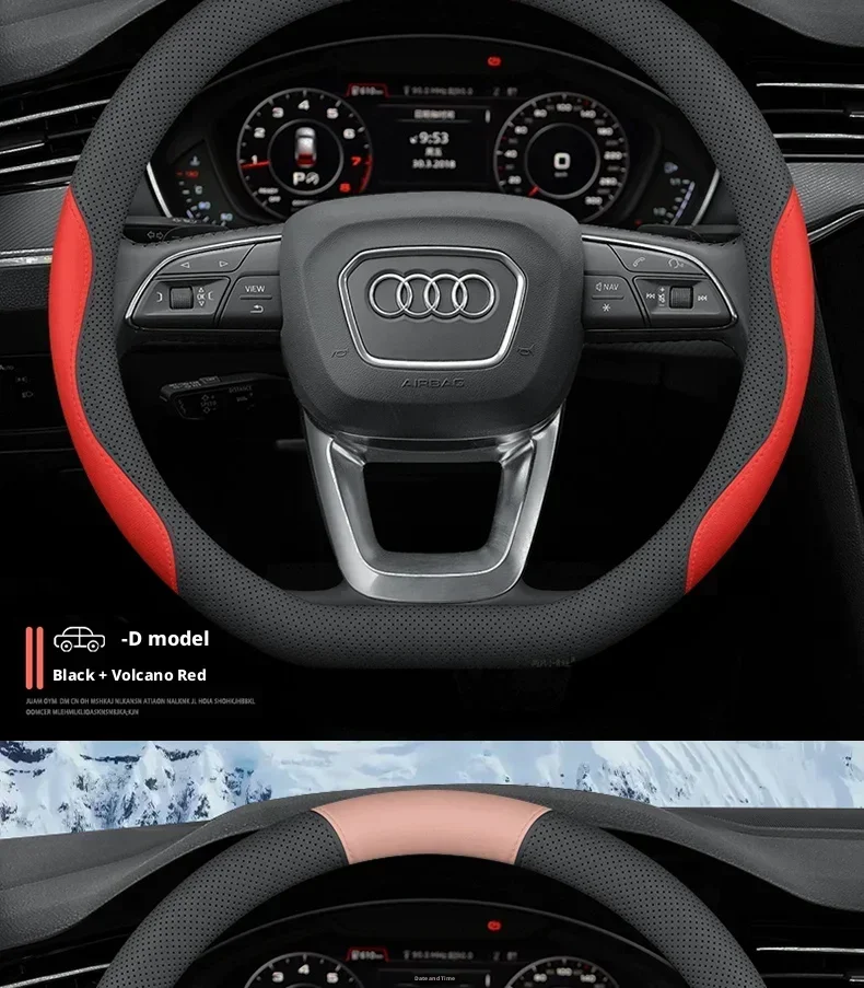 2026 MG Lenkradbezug aus Nappaleder, passend für MG4 EV, MG ZS, MG HS, MG3 Hybrid+, MG5 EV, MGS6 EV, Cyberster Autozubehör – Detail 23
