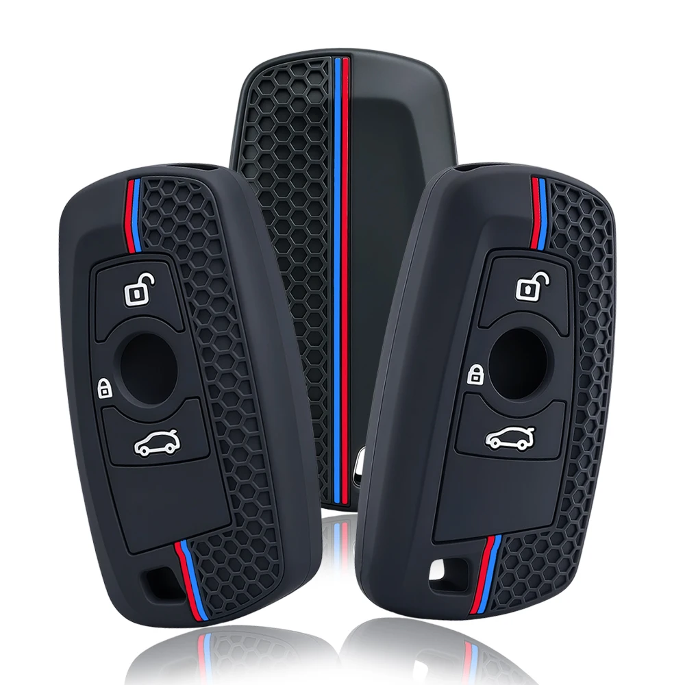 Silicone Car Remote Key Case Cover Shell For BMW 1 3 5 7 Series X1 X3 X4 X5 F10 F15 F16 F20 F30 F18 F25 M3 M4 E34 Accessories