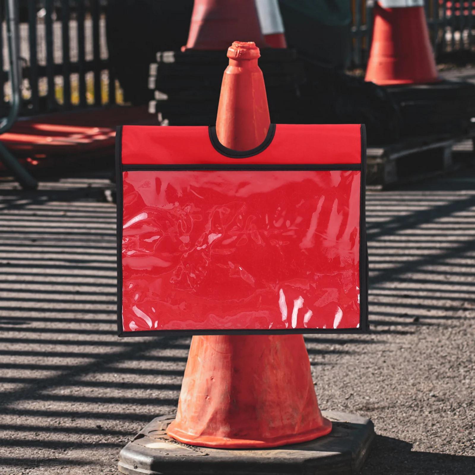 

Reflective Traffic Cone Sleeve Covers for Road Safety Driveway Warning Outdoor Use