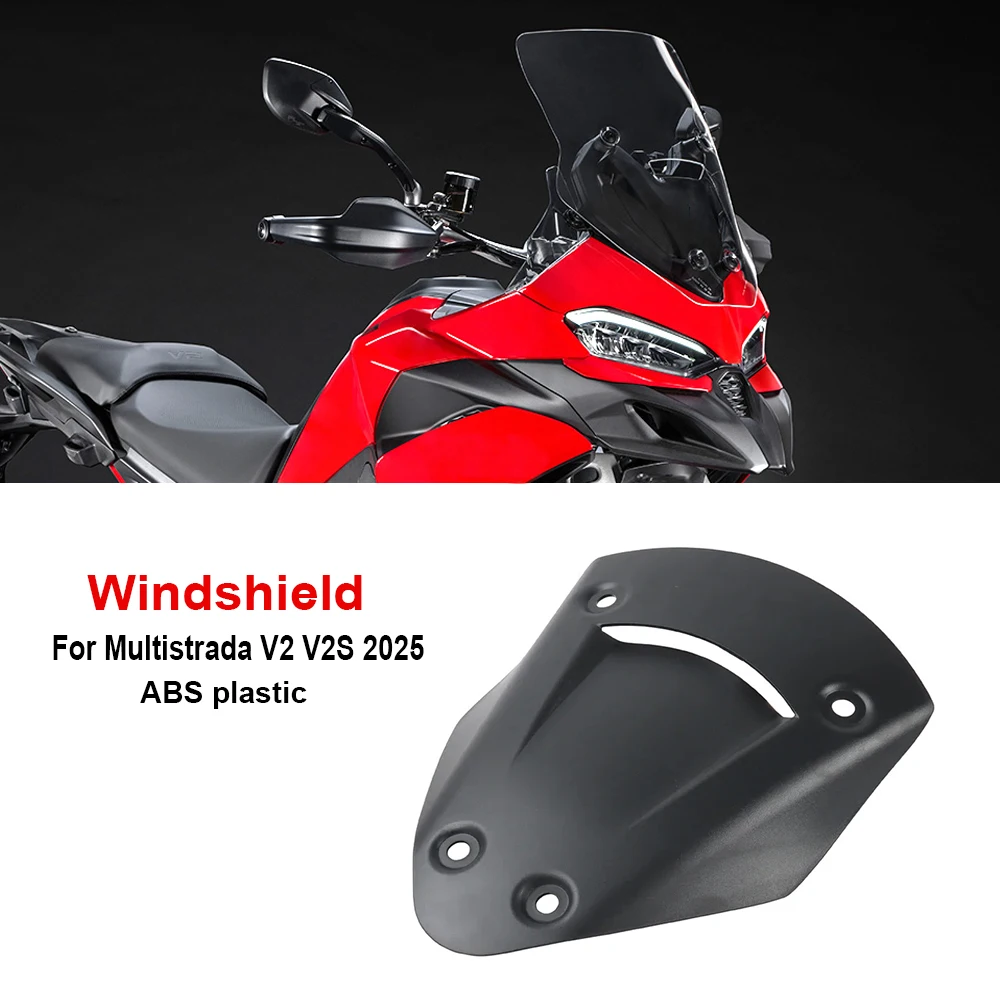 

For Ducati Multistrada V2 V2S 2025 NEW Motorcycle ABS Front Windshield Windscreen Wind Fairing deflector Screen