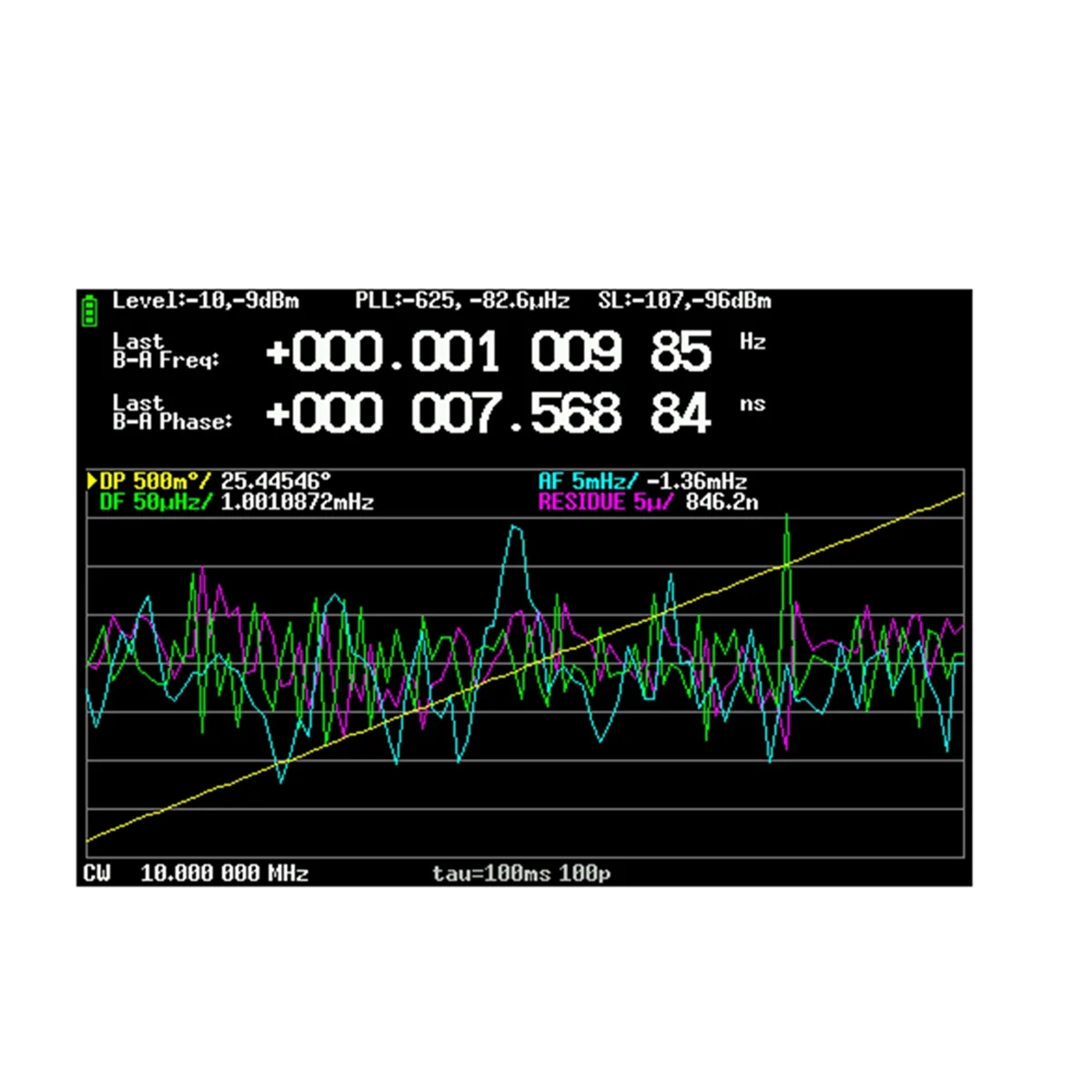 TinyPFA-Dernier Testeur d'Analyseur de Phase Morte Portable, 1M -300 MHz + Écran Tactile LCD 4 Pouces + Support de Batterie et de Boîte TimeLab