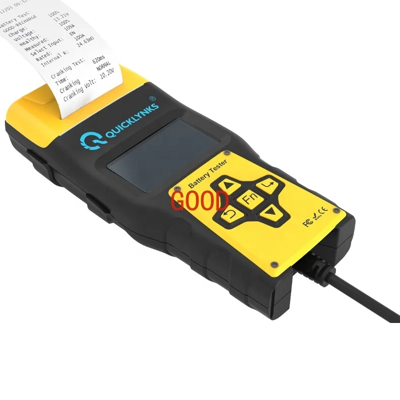Automotive car battery load capacity alternator internal resistance   analyzer discharger battery tester
