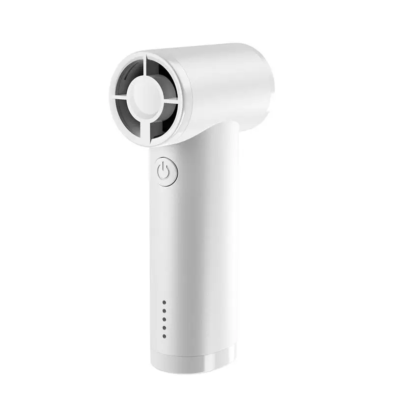 

CKFAM-Adjustable Mini Fan Rechargeable Digital Display Turbo Strong Wind Portable For Outdoor Use A