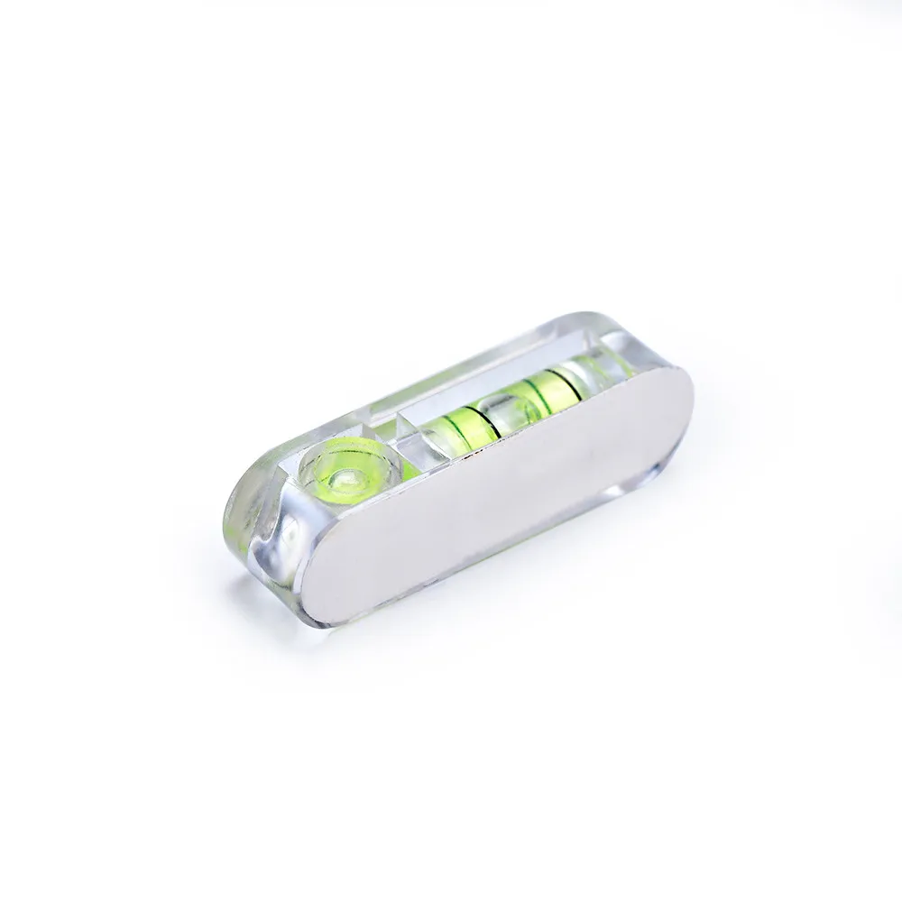 Acrylic Spirit Level Mini Bubble Spirit Level T-type Spirit Level for measuring Instrument tool 29.5*8.8*7.3mm