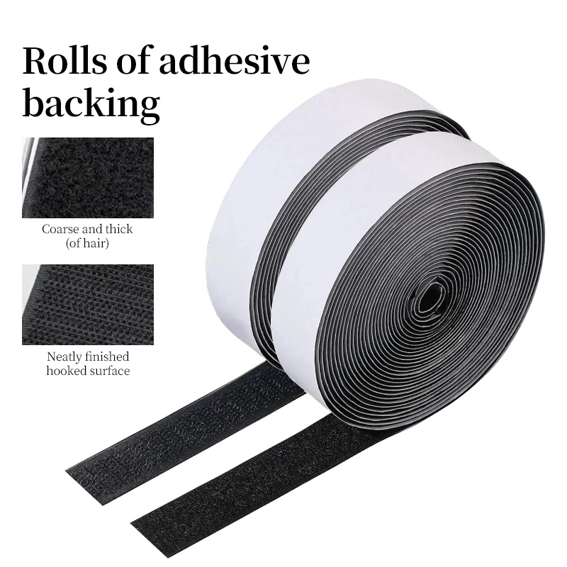 3/5/8/10m Magic Tap Strong Self Adhesive Hook and Loop Nylon Sticker Disks Tape DIY Craft Accessories Sewing Adhesive Glue