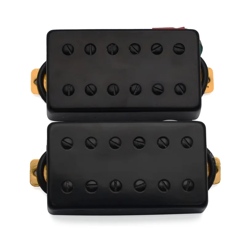 خرطوشة جيتار كهربائي Lp بإطار مزدوج، بدون إطار فضي، خرطوشة جيتار كهربائي بستة أوتار، 52 مم، طول 50 مم