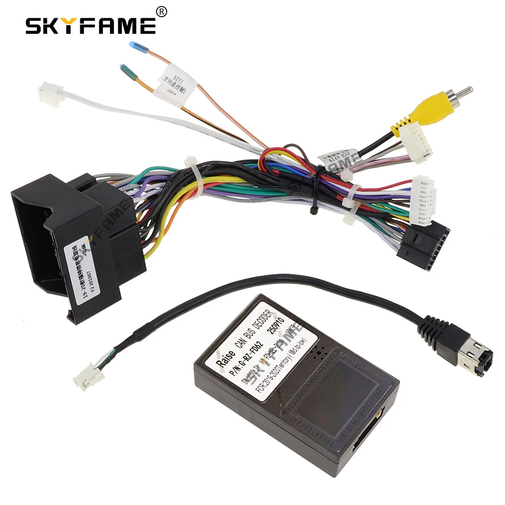 

SKYFAME For Ford Territory G-RZ-FD62 Car 16pin Wiring Harness Adapter Canbus Box Decoder Android Radio Power Cable