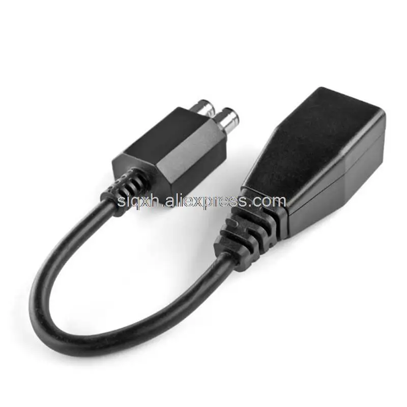 500Pcs High Quality For Microsoft Xbox 360 to Xbox Slim/One/E AC Power Adapter Cable Converter Games Accessorie Power Cords Wire