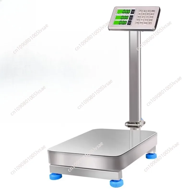 

Stainless steel electronic scale waterproof commercial 100kg table scale