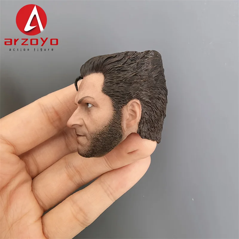 Głowa Hugh Jackmana w skali 1/6, rzeźba głowy żołnierza, model do rzeźbienia pasujący do figurek akcji 12-calowych.