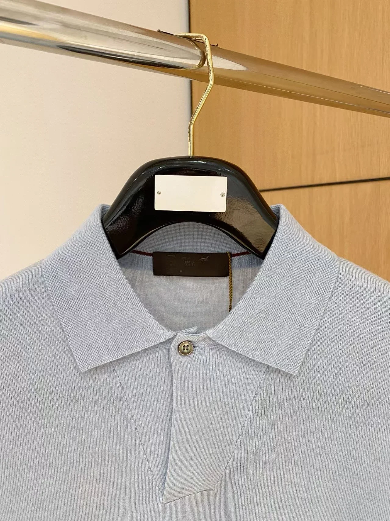 

LP old money wind lapel neck wool blended knitted polo shirt 25aw